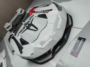 DRY CARBON FIBER CONVERSION BODY KIT FOR LAMBORGHINI AVENTADOR LP700 LP720 LP750 UPGRADE TO LP770 SVJ