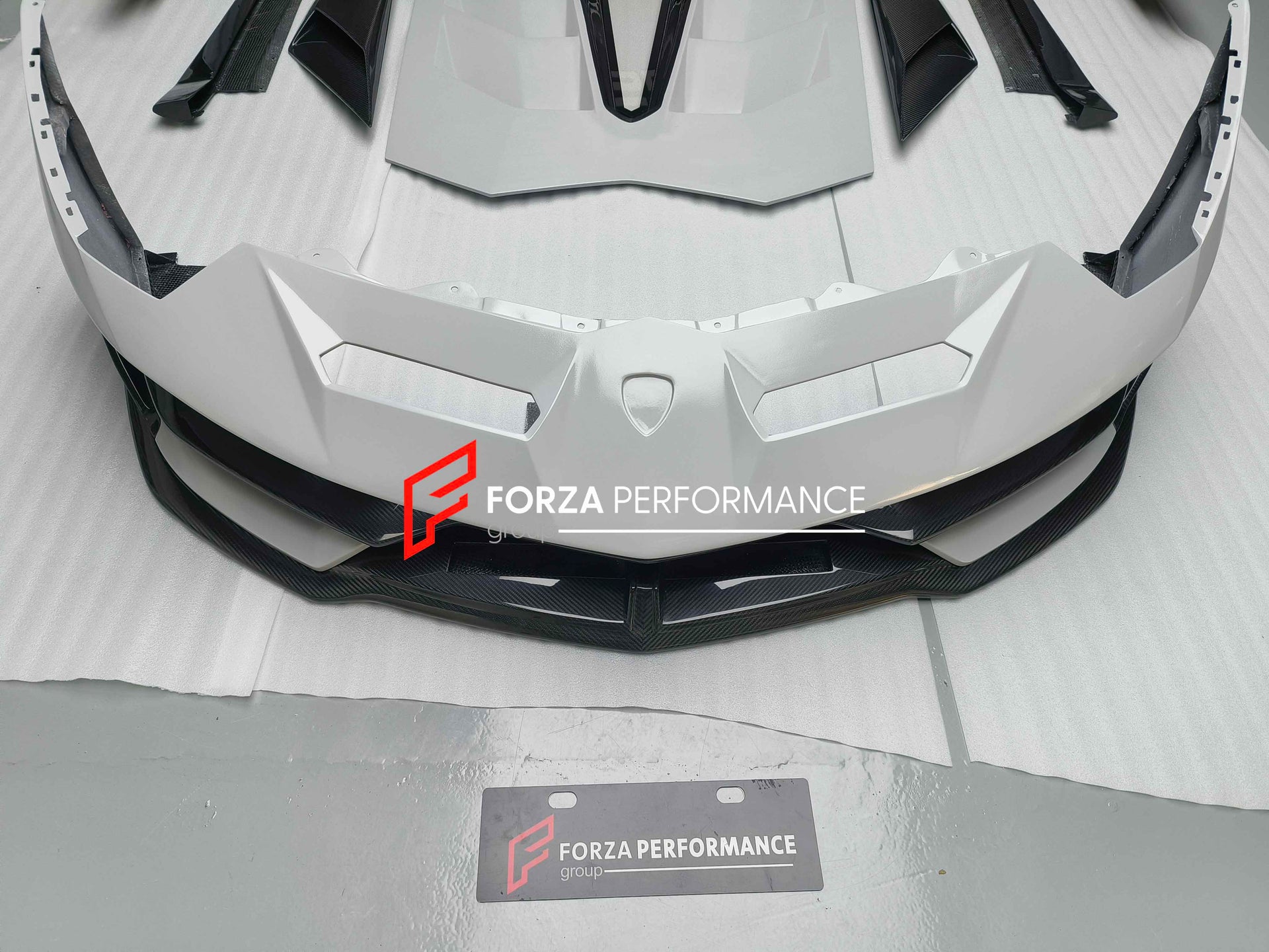 DRY CARBON FIBER CONVERSION BODY KIT FOR LAMBORGHINI AVENTADOR LP700 LP720 LP750 UPGRADE TO LP770 SVJ