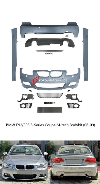 BODY KIT M-TECH STYLE FOR BMW 3-SERIES E92 E93 2006-2009
