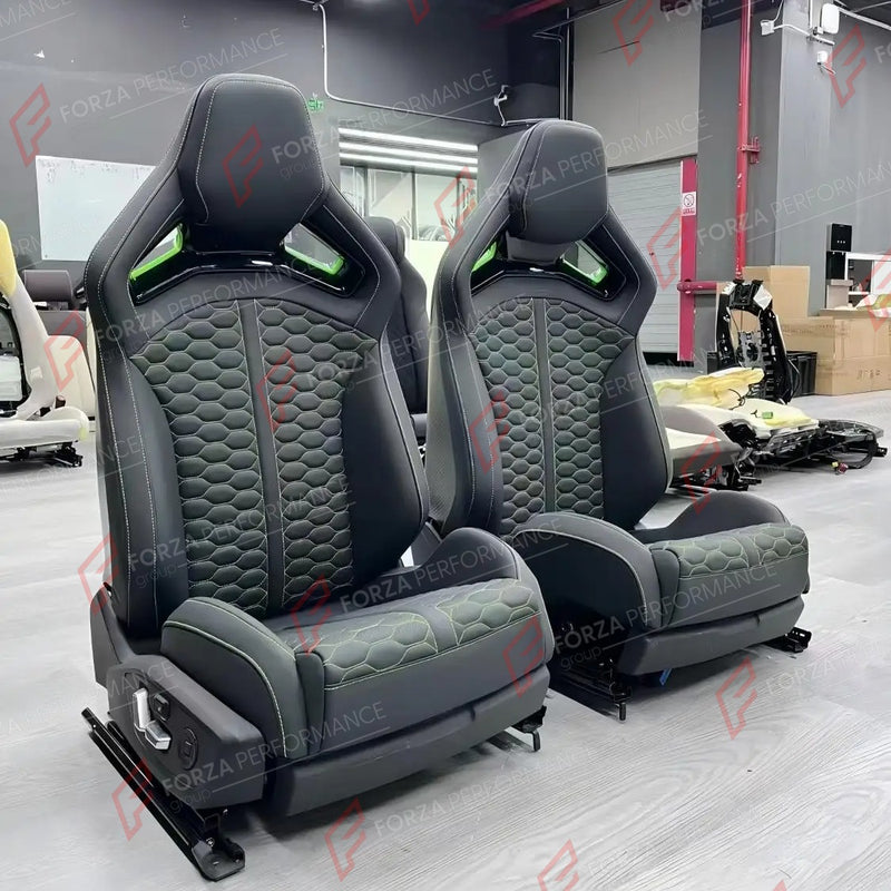 BUCKET SEATS LWCB for AUDI A3 S3 RS3 Q3 A4 S4 RS4 A5 S5 RS5 Q5 SQ5 A6 S6 RS6 A7 RS7 S8 Q7 Q8 SQ8 RSQ8 E-TRON GT TT TTS TT RS R8