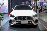 CONVERSION UPGRADE BODY KIT for MERCEDES BENZ C-CLASS W206 upgrade to C63 W206
Set includes:
Front Bumper Assembly
Front Grille
Side Skirts
Rear Bumper
Rear Diffuser
Exhaust Tips
Material: Plastic