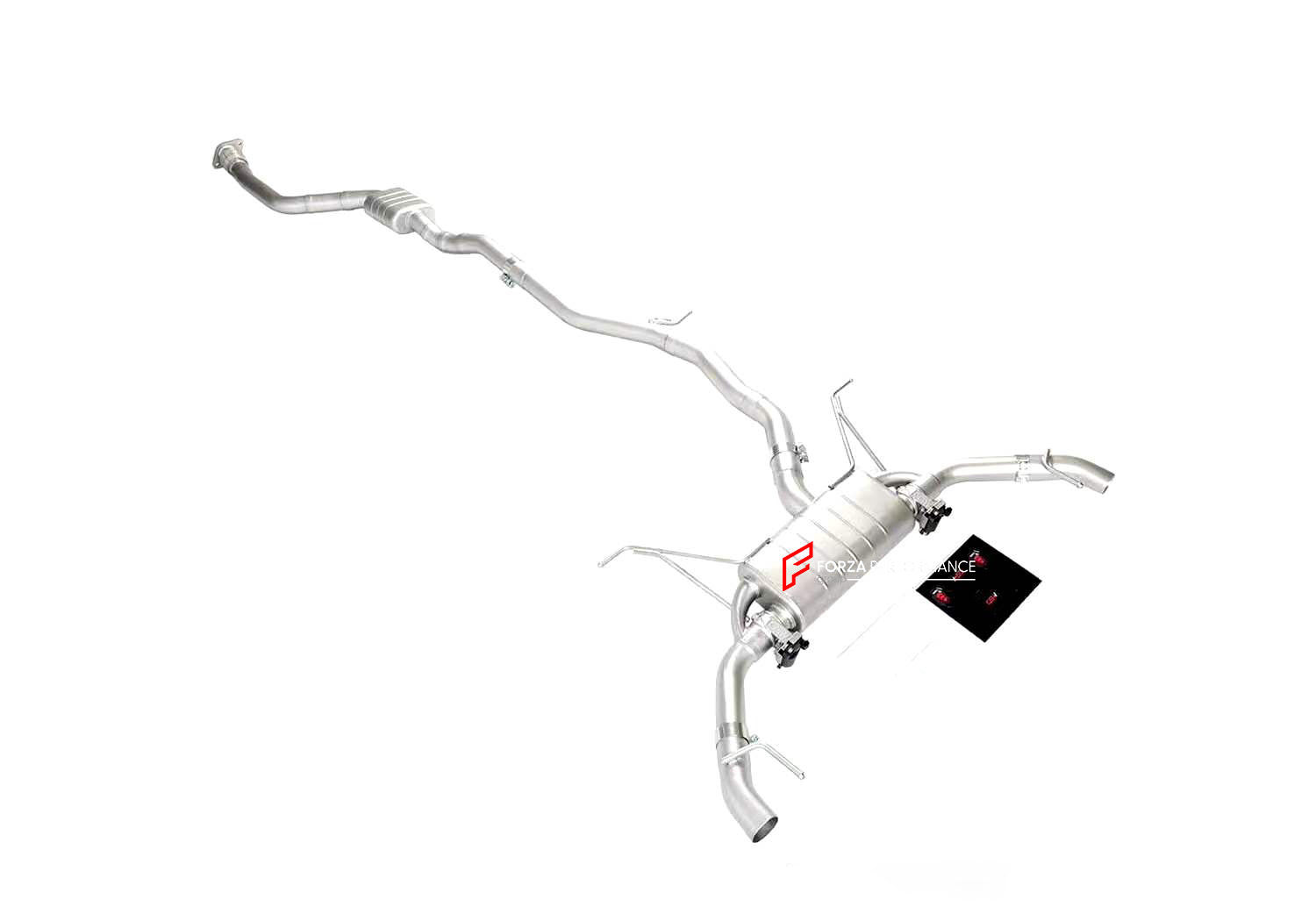 VALVED EXHAUST CATBACK MUFFLER for Cadillac CTS 2.0