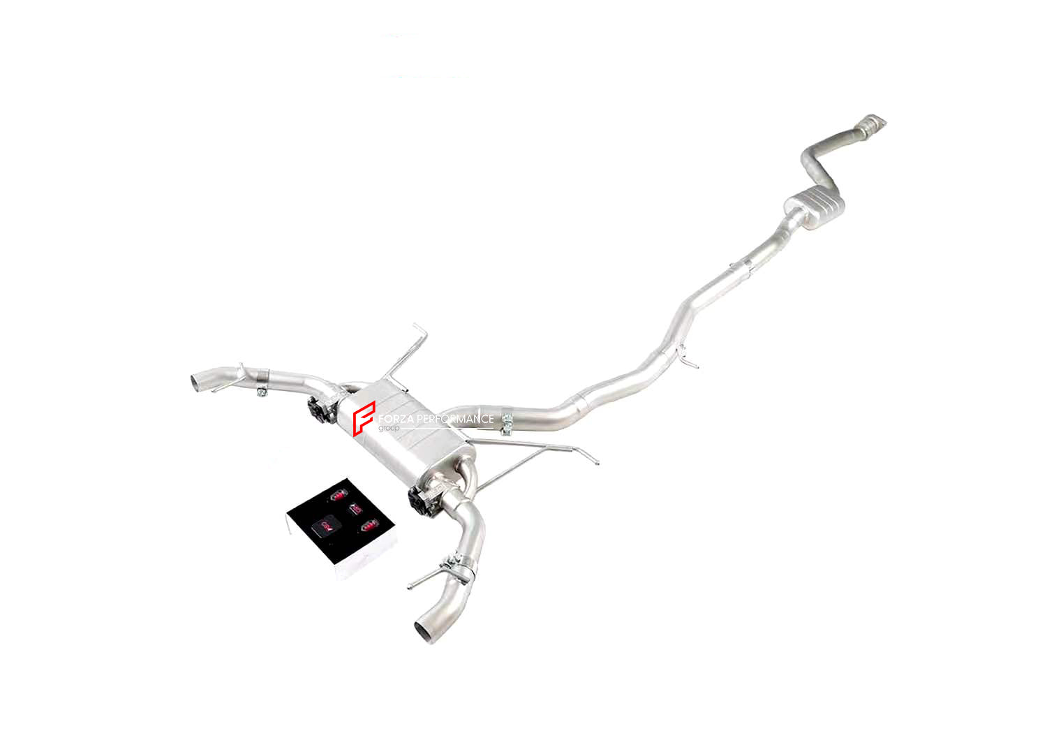 VALVED EXHAUST CATBACK MUFFLER for Cadillac CTS 2.0