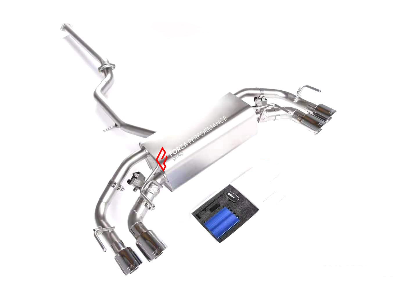 VALVED EXHAUST CATBACK MUFFLER for Cadillac XT4 2.0