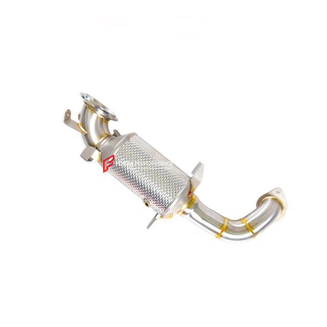 EXHAUST DOWNPIPE for CADILLAC XT4 2.0T  Material: Stainless Steel  Optionally:  For an extra cost we can add heat shield protection 200 cell catalytic converter