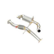 EXHAUST DOWNPIPE for CADILLAC XT4 2.0T  Material: Stainless Steel  Optionally:  For an extra cost we can add heat shield protection 200 cell catalytic converter