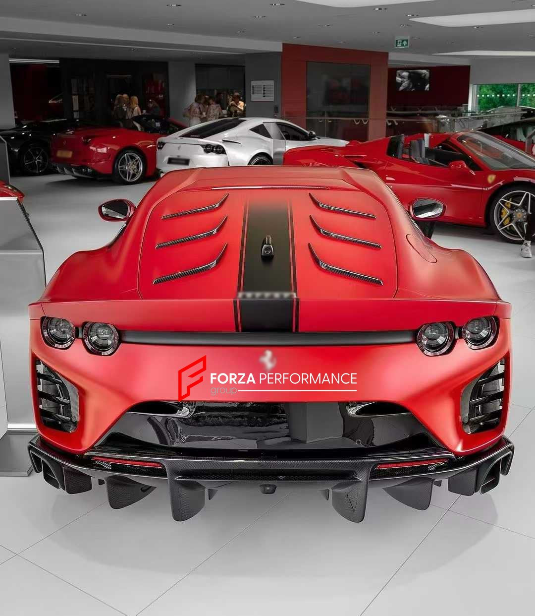 CARBON BODY KIT for FERRARI 812 COMPETIZIONE 2021+
Set includes:
Front Bumper
Hood
Fender Flares
Side Skirts
Rear Bumper
Rear Wing Spoiler
Rear Trunk
Rear Diffuser
Production time: 20 days
Material: Carbon Fiber
NOTE: Professional installation is required.
Contact us for pricing
Payment ►
Visa
Mastercard
PayPal with a credit card (add 4.4% at checkout)
Payoneer
Cryptocurrency
Shipment ►
By express DHL/UPS/TNT/FedEx
To the local international airport
Special line by air
Special line by the sea
To E