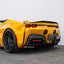 CARBON BODY KIT for FERRARI SF90 SPIDER
Set includes:
Front Lip
Hood Air Vent Trims
Fender Air Vent Trims
Side Skirts
Side Mirror Covers
Rear Spoiler
Rear Diffuser
Material: Carbon
NOTE: Professional installation is required.
Why “Contact Us for Pricing”?
