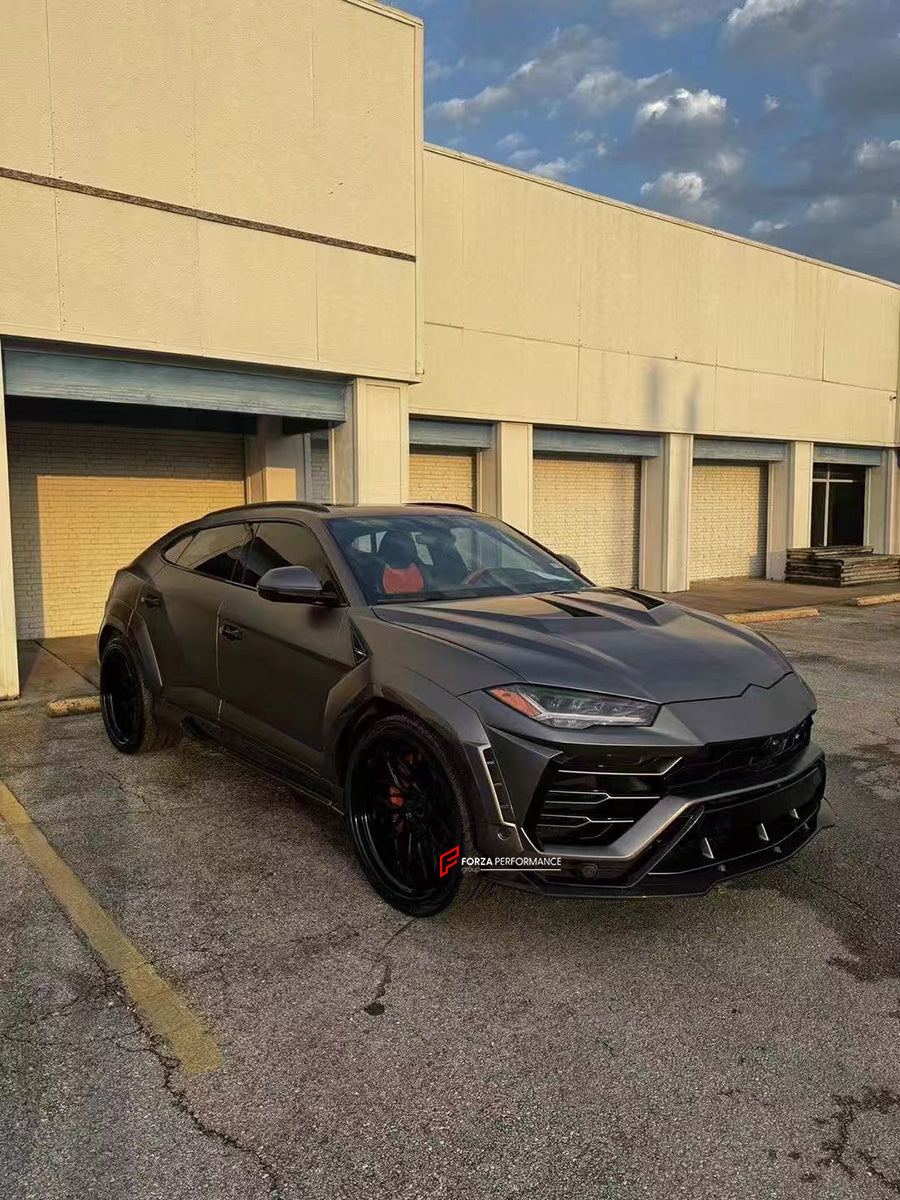 DRY CARBON BODY KIT FOR LAMBORGHINI URUS R-Style
Set includes:
Front Lip
Hood
Fender Flares
Side Skirts
Rear Spoiler
Rear Diffuser
Material: Dry Carbon
Note: Professional installation is required
CONTACT US FOR PRICING