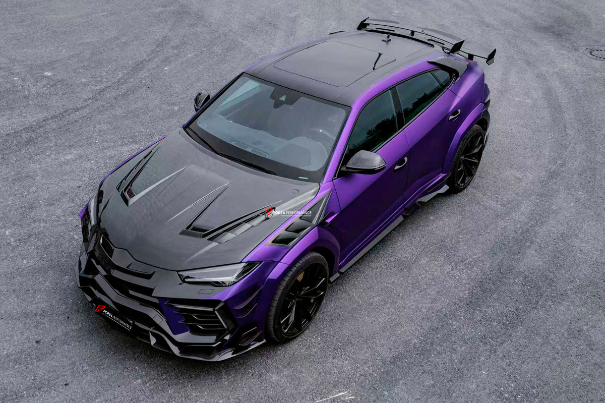 CARBON BODY KIT for LAMBORGHINI URUS S PERFORMANTE
Set includes:
Front Bumper
Hood
Side Fenders
Side Skirts
Roof Spoiler
Rear Spoiler
Rear Bumper
Exhaust Tips
Exhaust System
Material: Carbon Fiber
Note: Professional installation is required.
CONTACT US FOR PRICING
Payment ►
Visa
Mastercard
PayPal with a credit card (add 4.4% at checkout)
Payoneer
Cryptocurrency
Shipment ►
By express DHL/UPS/TNT/FedEx
To the local international airport
Special line by air
Special line by the sea
To Europe and the UK by