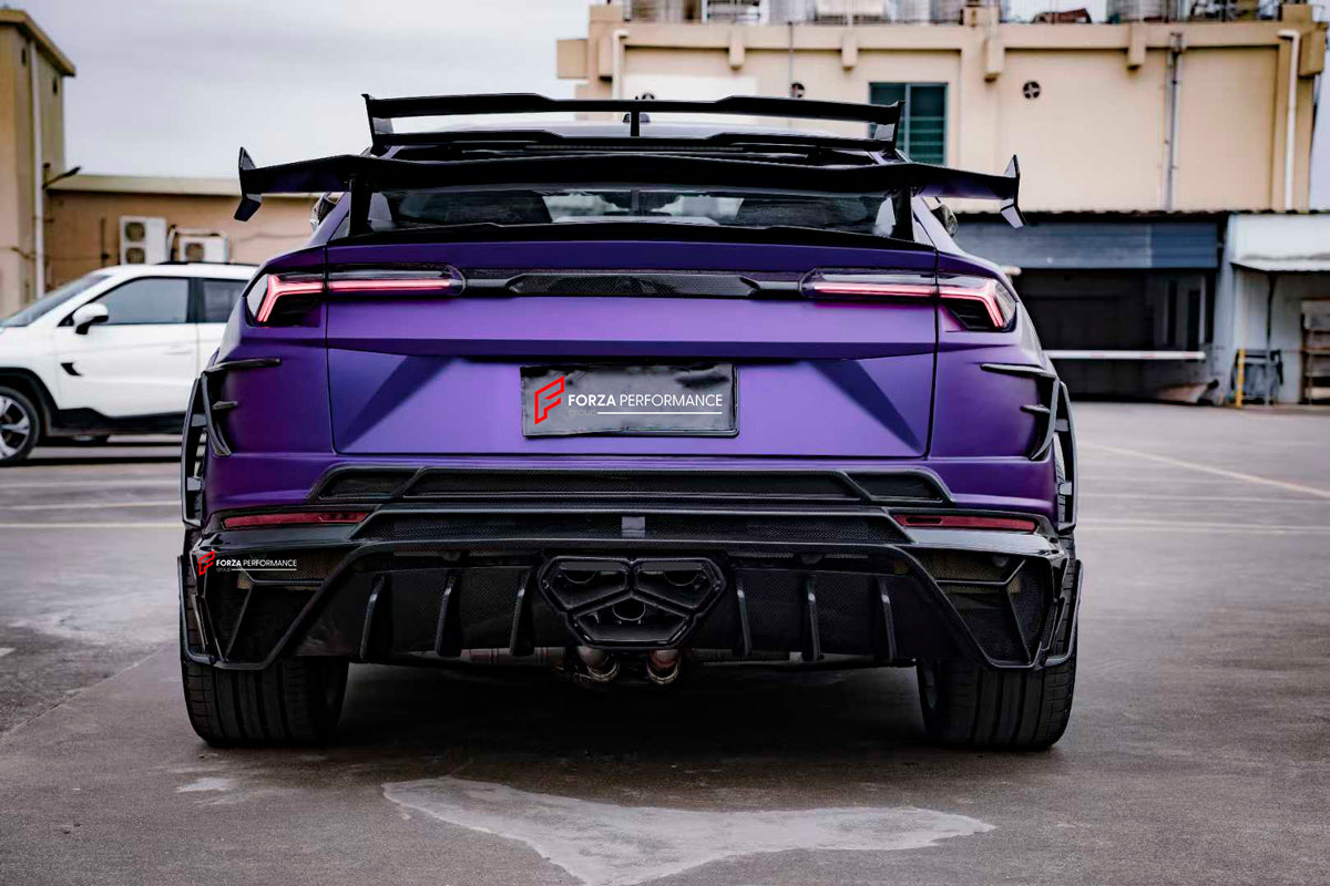 CARBON BODY KIT for LAMBORGHINI URUS S PERFORMANTE
Set includes:
Front Bumper
Hood
Side Fenders
Side Skirts
Roof Spoiler
Rear Spoiler
Rear Bumper
Exhaust Tips
Exhaust System
Material: Carbon Fiber
Note: Professional installation is required.
CONTACT US FOR PRICING
Payment ►
Visa
Mastercard
PayPal with a credit card (add 4.4% at checkout)
Payoneer
Cryptocurrency
Shipment ►
By express DHL/UPS/TNT/FedEx
To the local international airport
Special line by air
Special line by the sea
To Europe and the UK by