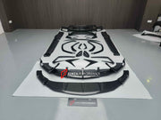 TOPCAR CARBON FIBER SOFT KIT for LAMBORGHINI URUS 2018+  Set includes:  Front Lip Fender Flares Fender Trims Side Skirts Mirror Covers Diffuser Exhaust Tips Trunk Spoiler Roof Spoiler