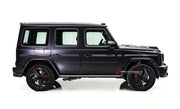 DRY CARBON BODY KIT for MERCEDES BENZ G CLASS G500 G450D W465 2024+
Set includes:
Front Lip
Front Bumper Covers
Turning Light Frame Cover
Hood Scoop
Roof Light Bar
Roof Trim
A-Pllar Cover
Window Frame Covers
Side Molding Trims
Roof Spoiler
D-Pillar Add-Ons
Rear Fender Flare
Rear Trunk Cover
Rear Bumper Covers
Rear Diffuser
Material: Dry Carbon Fiber
