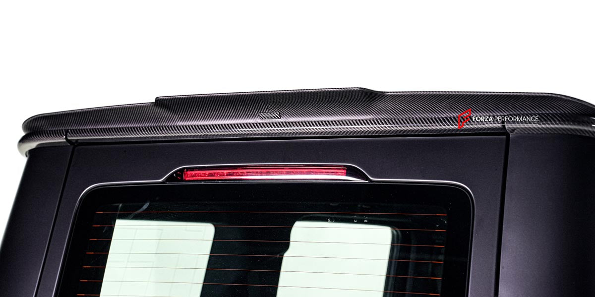 DRY CARBON BODY KIT for MERCEDES BENZ G CLASS G500 G450D W465 2024+
Set includes:
Front Lip
Front Bumper Covers
Turning Light Frame Cover
Hood Scoop
Roof Light Bar
Roof Trim
A-Pllar Cover
Window Frame Covers
Side Molding Trims
Roof Spoiler
D-Pillar Add-Ons
Rear Fender Flare
Rear Trunk Cover
Rear Bumper Covers
Rear Diffuser
Material: Dry Carbon Fiber