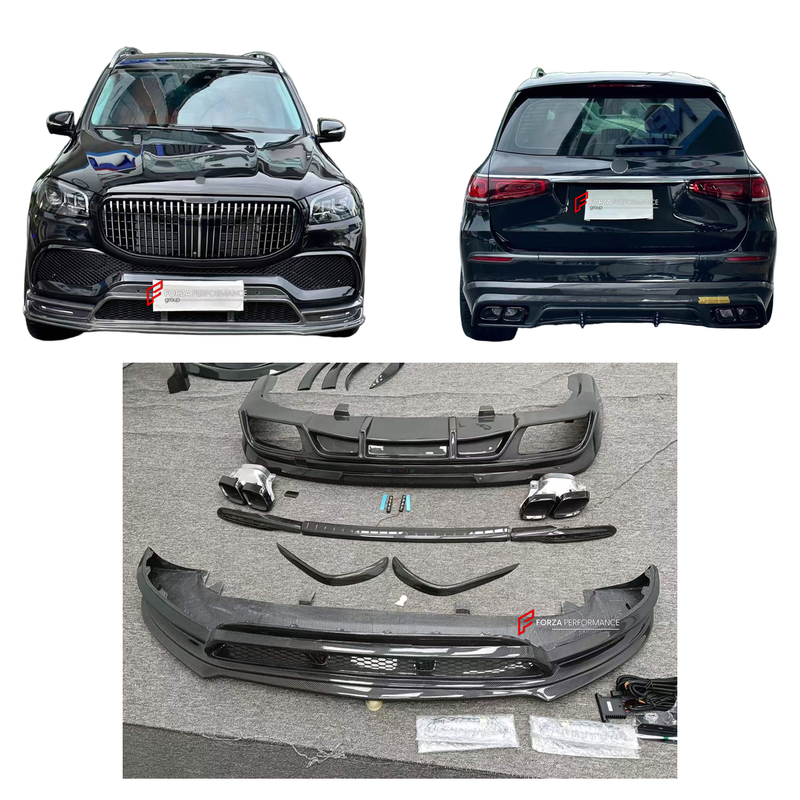 CARBON BODY KIT for MERCEDES-BENZ GLS-CLASS MAYBACH X167 GLS450 2020 - 2023