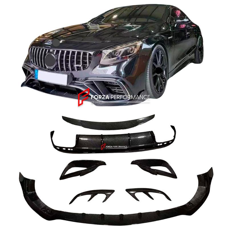CARBON BODY KIT for MERCEDES BENZ S63 COUPE C217 2018 - 2021
