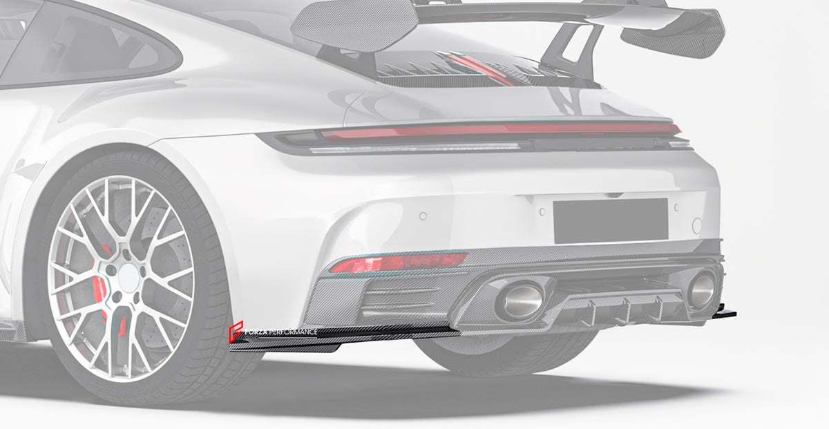 DRY CARBON AERO KIT for PORSCHE 911 992.2 CARRERA 2024+
Set includes:
Front Lip
Side Skirts
Engine Lid
Rear Duck Spoiler
Rear Diffuser
Material: Dry Carbon fiber
NOTE: Professional installation is required
* Each part can be sent separately. If you need, please contact us.
