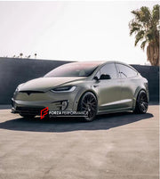 CARBON BODY KIT for TESLA MODEL X 2016 - 2021
Set includes:
Front Lip
Fog Light Trims
Fender Flares
Side Skirts
Rear Spoiler
Rear Diffuser
Material: Carbon + Fiberglass
Note: Professional installation is required
Payment ►
Visa
Mastercard
PayPal with a credit card (add 4.4% at checkout)
Payoneer
Cryptocurrency
Shipment ►
By express DHL/UPS/TNT/FedEx
To the local international airport
Special line by air
Special line by the sea
To Europe and the UK by train
Please let us know which shipping option you