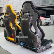 CARBON BUCKET SEATS LWCB for FERRARI
A single seat can be sold, purchasing a pair is not required.
All bucket seats photos on our website are real images of the actual product.
We produce custom carbon bucket seats for every Ferrari models. We offer fully customizable options.
Custom Options:
Cushion Inserts: Custom Design
Finishing Options: Alcantara, Leather, Cloth
Logo Options: Custom Logo by your request
Seats shell material: Dry Carbon
NOTE: Professional installation is required.