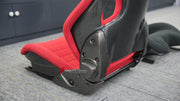 CARBON BUCKET SEATS LWCB for FERRARI
A single seat can be sold, purchasing a pair is not required.
All bucket seats photos on our website are real images of the actual product.
We produce custom carbon bucket seats for every Ferrari models. We offer fully customizable options.
Custom Options:
Cushion Inserts: Custom Design
Finishing Options: Alcantara, Leather, Cloth
Logo Options: Custom Logo by your request
Seats shell material: Dry Carbon
NOTE: Professional installation is required.