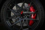 We manufacture premium quality carbon ceramic brakes discs rotors for MERCEDES BENZ S-CLASS S63 AMG W222 2013 - 2021 in any size
Specification:
Authentic Brembo BM8 8 Pot Front Brake Calipers
Authentic Brembo BM4 4 pot Rear Brake Calipers
Authentic Brembo Electric Parking Brakes
Front disc: 410 mm, thickness 36 mm
Rear disc: 380 mm, thickness 28 mm
Material: Carbon Ceramic ( C / SiC) rings, Aluminium hat / bell
Includes: Carbon ceramic brake disсs / rotors, brake pads, brackets for calipers, hoses.
Fi