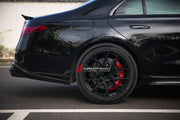We manufacture premium quality carbon ceramic brakes discs rotors for MERCEDES BENZ S-CLASS S63 AMG W222 2013 - 2021 in any size
Specification:
Authentic Brembo BM8 8 Pot Front Brake Calipers
Authentic Brembo BM4 4 pot Rear Brake Calipers
Authentic Brembo Electric Parking Brakes
Front disc: 410 mm, thickness 36 mm
Rear disc: 380 mm, thickness 28 mm
Material: Carbon Ceramic ( C / SiC) rings, Aluminium hat / bell
Includes: Carbon ceramic brake disсs / rotors, brake pads, brackets for calipers, hoses.
Fi