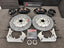 We manufacture premium quality carbon ceramic brakes discs rotors for MERCEDES BENZ S-CLASS S63 AMG W222 2013 - 2021 in any size
Specification:
6 Pot Front Brake Calipers
4 Pot Front Brake Calipers
Front disc: 420 mm, thickness 40 mm
Rear disc: 380 mm, thickness 32 mm
Material: Carbon Ceramic ( C / SiC) rings, Aluminium hat / bell
Includes: Carbon ceramic brake disсs / rotors, brake pads, spacers for calipers, hoses.
Fitment: Direct Bolt-On replace OE IRON