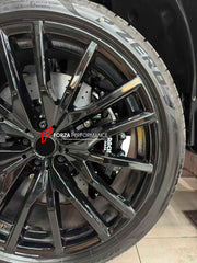 CARBON CERAMIC BBK BIG BRAKE KIT for BMW X5M F95 2019 - 2023
Forza Performance Group offers various types of big brake kits, all types of aftermarket brake calipers, as well as genuine original brands of all types, such as AP Racing, Brembo, Akebono, AMG, M Performance, Audi, Porsche, Lamborghini, Toyota TRD, etc.
Material: Carbon Ceramic
Current set includes:
2x Authentic AP Racing CP9570 6 Pot Front Brake Calipers
2x Authentic AP Racing CP9582 4 pot Rear Brake Calipers
2x Electric Parking Br