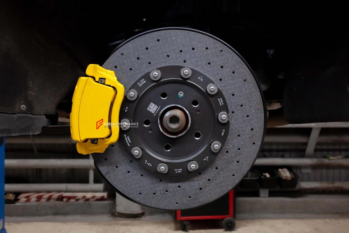 CARBON CERAMIC BIG BRAKE KIT for BIG BRAKE KIT for AUDI RS Q8 4M 2019 - 2024
Forza Performance Group offers various types of big brake kits, all types of aftermarket brake calipers, as well as genuine original brands of all types, such as AP Racing, Brembo, Akebono, AMG, M Performance, Audi, Porsche, Lamborghini, Toyota TRD, etc.
Material: Carbon Ceramic
Current set includes:
2x Authentic Akebono 10 Pot Front Brake Calipers
2x 1 pot Rear Brake Calipers
2x Front Brake Discs 440 mm
2x Rear Brake Discs 37