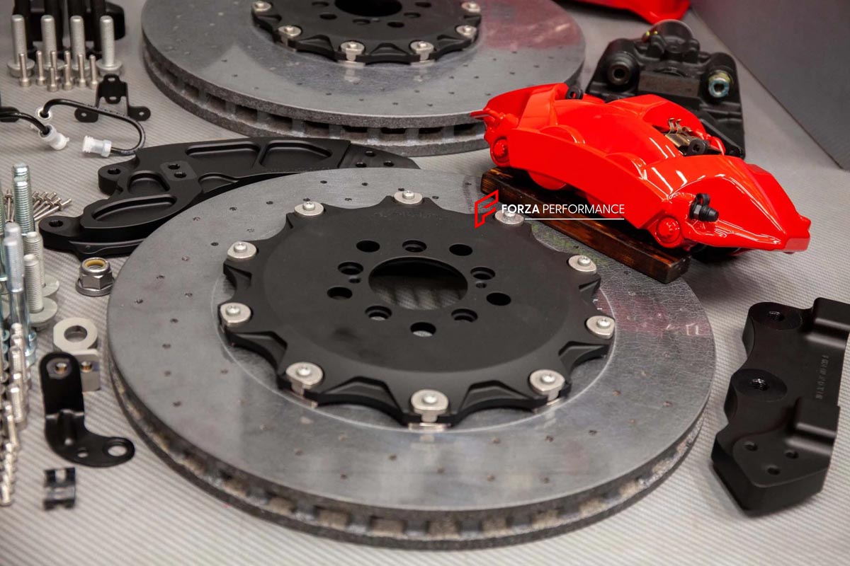 CARBON CERAMIC BIG BRAKE KIT for BMW 7 SERIES G70 2022+
Forza Performance Group offers various types of big brake kits, all types of aftermarket brake calipers, as well as genuine original brands of all types, such as AP Racing, Brembo, Akebono, AMG, M Performance, Audi, Porsche, Lamborghini, Toyota TRD, etc.
Material: Carbon Ceramic
Current set includes:
2x 10 Pot Front Brake Calipers
2x 4 pot Rear Brake Calipers
2x Front Brake Discs 440 mm
2x Rear Brake Discs 410 mm
2x Brake Caliper Adapters
2x Brake