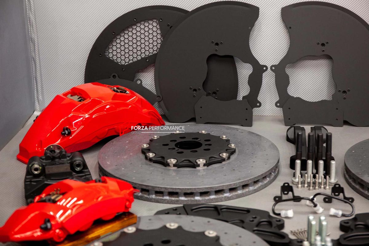 CARBON CERAMIC BIG BRAKE KIT for BMW 7 SERIES G70 2022+
Forza Performance Group offers various types of big brake kits, all types of aftermarket brake calipers, as well as genuine original brands of all types, such as AP Racing, Brembo, Akebono, AMG, M Performance, Audi, Porsche, Lamborghini, Toyota TRD, etc.
Material: Carbon Ceramic
Current set includes:
2x 10 Pot Front Brake Calipers
2x 4 pot Rear Brake Calipers
2x Front Brake Discs 440 mm
2x Rear Brake Discs 410 mm
2x Brake Caliper Adapters
2x Brake