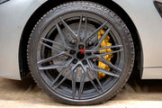 CARBON CERAMIC BIG BRAKE KIT for BMW 8 SERIES M850i G14 G15 G16 2018 - 2022
Forza Performance Group offers various types of big brake kits, all types of aftermarket brake calipers, as well as genuine original brands of all types, such as AP Racing, Brembo, Akebono, AMG, M Performance, Audi, Porsche, Lamborghini, Toyota TRD, etc.
Material: Carbon Ceramic
Current set includes:
2x Authentic Brembo 6 Pot Front Brake Calipers
2x 1 pot Rear Brake Calipers
2x Front Brake Discs 400 mm
2x Rear Brake Discs 398 m