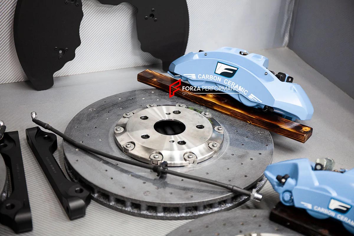 CARBON CERAMIC BIG BRAKE KIT for LEXUS LC500 2017+
Forza Performance Group offers various types of big brake kits, all types of aftermarket brake calipers, as well as genuine original brands of all types, such as AP Racing, Brembo, Akebono, AMG, M Performance, Audi, Porsche, Lamborghini, Toyota TRD, etc.
Material: Carbon Ceramic
Current set includes:
2x Authentic Brembo 6 pot Front Brake Calipers
2x Authentic Brembo 4 pot Rear Brake Calipers
2x Authentic Akebono Electronic Parking Brakes
2x Front Brake