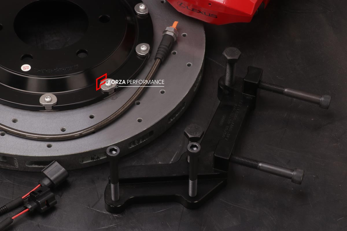 CARBON CERAMIC BIG BRAKE KIT for LEXUS LX600
Forza Performance Group offers various types of big brake kits, all types of aftermarket brake calipers, as well as genuine original brands of all types, such as AP Racing, Brembo, Akebono, AMG, M Performance, Audi, Porsche, Lamborghini, Toyota TRD, etc.
Material: Carbon Ceramic
Current set includes:
2x Authentic Akebono 10 pot Front Brake Calipers
2x Authentic Akebono 4 pot Rear Brake Calipers
2x Authentic Akebono Electronic Parking Brakes
2x Front Brake Dis