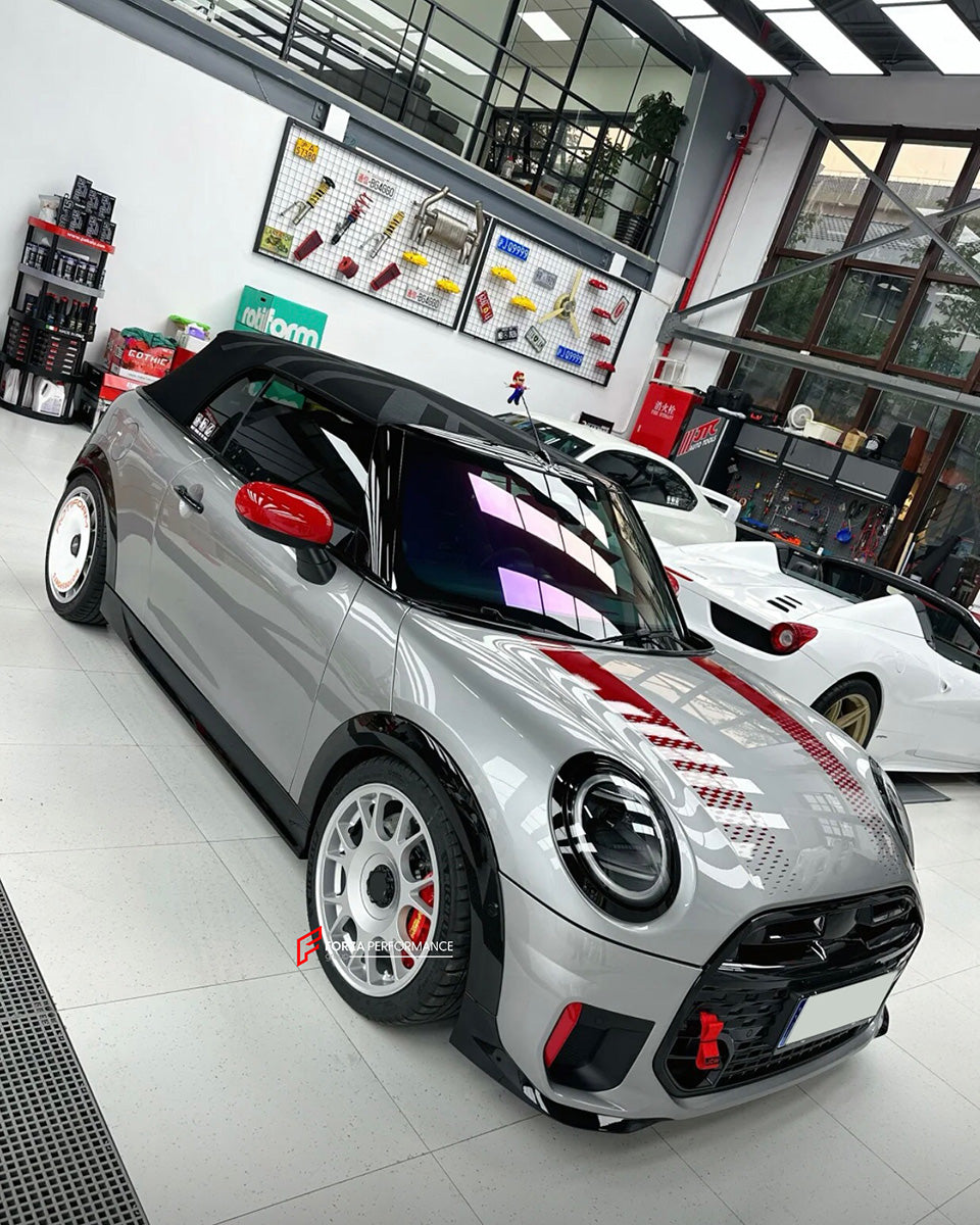 CARBON CERAMIC BIG BRAKE KIT for MINI COOPER F56 2021 - 2024
Forza Performance Group offers various types of big brake kits, all types of aftermarket brake calipers, as well as genuine original brands of all types, such as AP Racing, Brembo, Akebono, AMG, M Performance, Audi, Porsche, Lamborghini, Toyota TRD, etc.
Material: Carbon Ceramic
Current set includes:
2x Authentic AP9660 10 pot Front Brake Calipers
2x Front Brake Discs 355 mm
2x Brake Caliper Adapters
2x Brake Pads