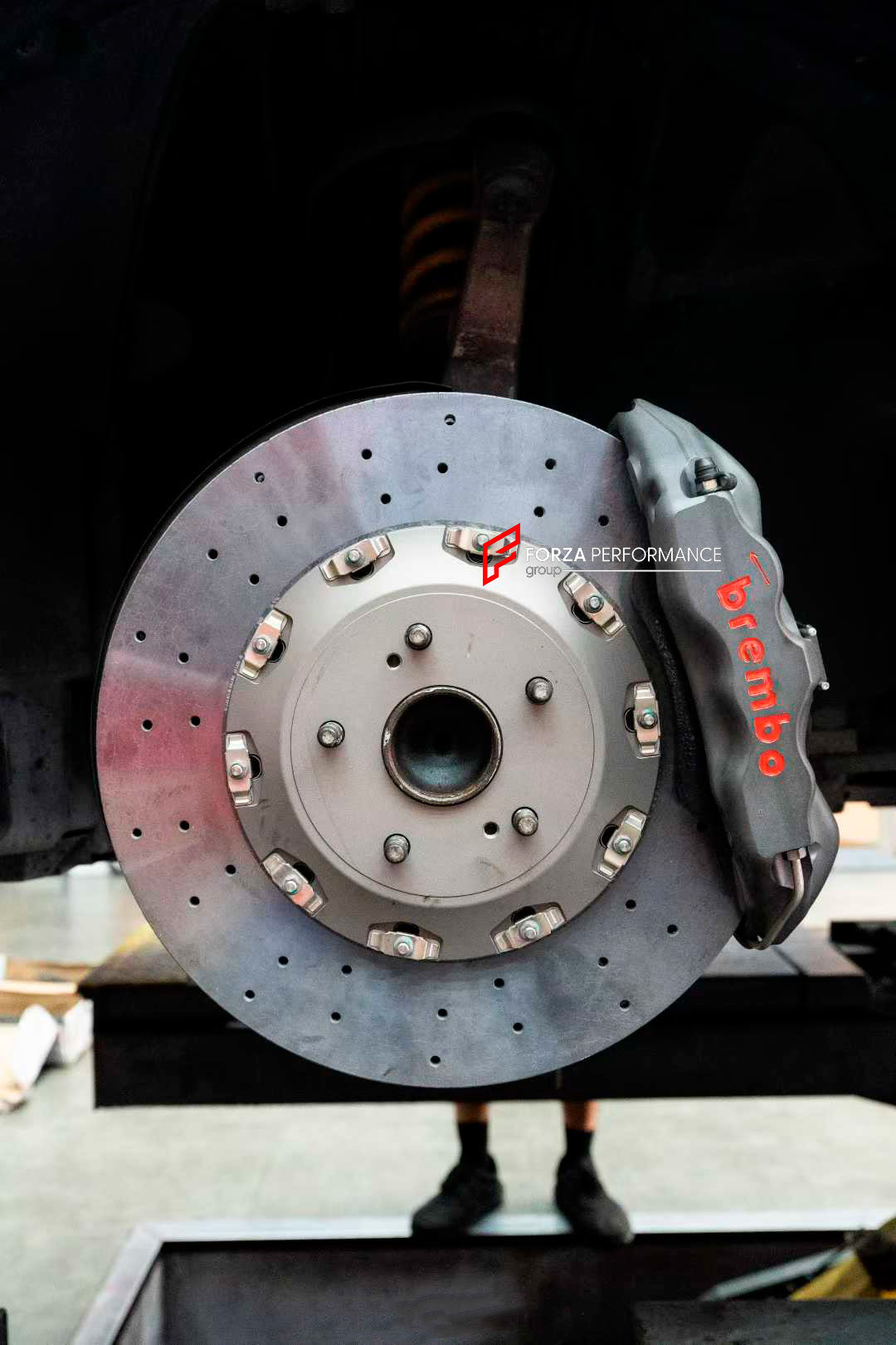 CARBON CERAMIC BBK BIG BRAKE KIT for LEXUS IS F XE20 2007 - 2014