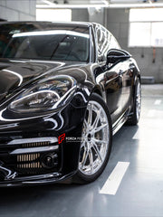 We manufacture premium quality carbon ceramic brakes discs rotors for PORSCHE PANAMERA 971 2016 - 2024 in any size
Specification:
Authentic Akebono 10 Pot Front Brake Calipers
Front disc: 420 mm, thickness 40 mm
Material: Carbon Ceramic ( C / SiC) rings, Aluminium hat / bell
Includes: Carbon ceramic brake disсs / rotors, brake pads, brackets for calipers, hoses.
Fitment: Direct Bolt-On replace OE IRON
BRAKE DISCS ROTORS CAN BE MADE FOR YOUR CAR IN ANY SIZE AND UPGRADED FROM IRON / STEEL DISCS TO CARBO