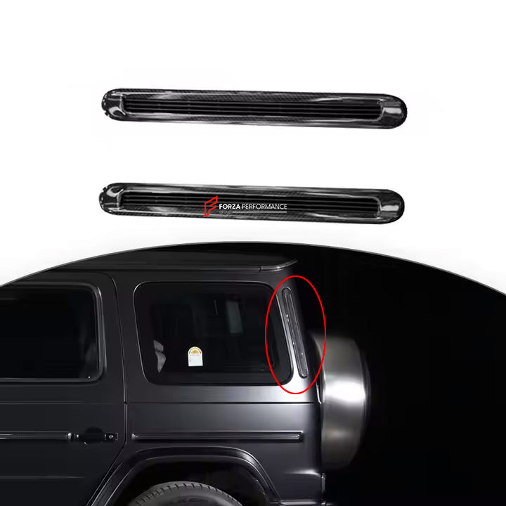 CARBON D-PILLAR ADDON for MERCEDES BENZ AMG G63 W465 G350 G500 G550 AMG G63 2024+