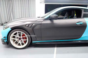 DRY CARBON DOORS REPLACEMENT for BMW M4 G82
Set includes:
Front Doors
Material: Carbon Fiber
NOTE: Professional installation is required.