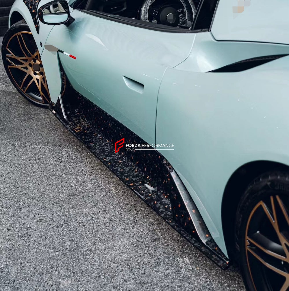 CARBON FIBER OCEAN DESIGN BODY KIT for MASERATI MC20 2020+  Set includes:   Front Lip Front Bumper Hood Vents Side Skirts Rear Diffuser Side Air Intake Vent Trims Mirror Covers