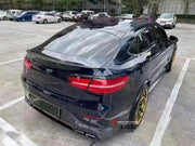 CARBON FIBER BODY KIT for MERCEDES BENZ GLC X253 C253 2015 - 2019
Set includes:
Front Lip
Front Bumper Trim
Fender Flares
Rear Spoiler
Rear Diffuser
Exhaust Tips
Material: Carbon Fiber