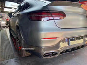 CARBON FIBER BODY KIT for MERCEDES BENZ GLC X253 C253 2015 - 2019
Set includes:
Front Lip
Front Bumper Trim
Fender Flares
Rear Spoiler
Rear Diffuser
Exhaust Tips
Material: Carbon Fiber