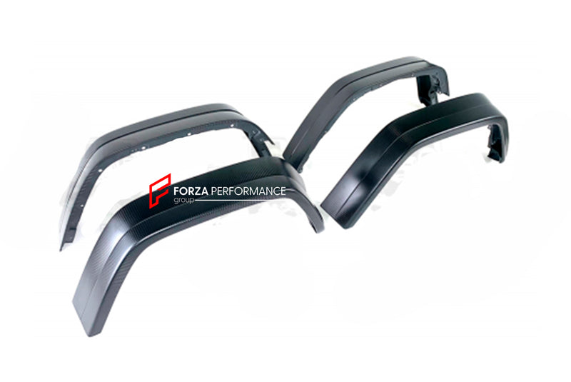 CARBON FIBER FENDER FLARES WITH FENDER LINERS for 4x4 MERCEDES BENZ G CLASS AMG W463A W464 G63 2018 - 2024