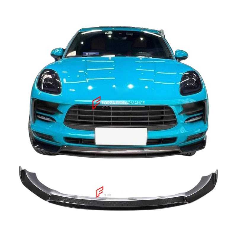 CARBON FIBER FRONT LIP for PORSCHE MACAN GTS TURBO S 2014 - 2017