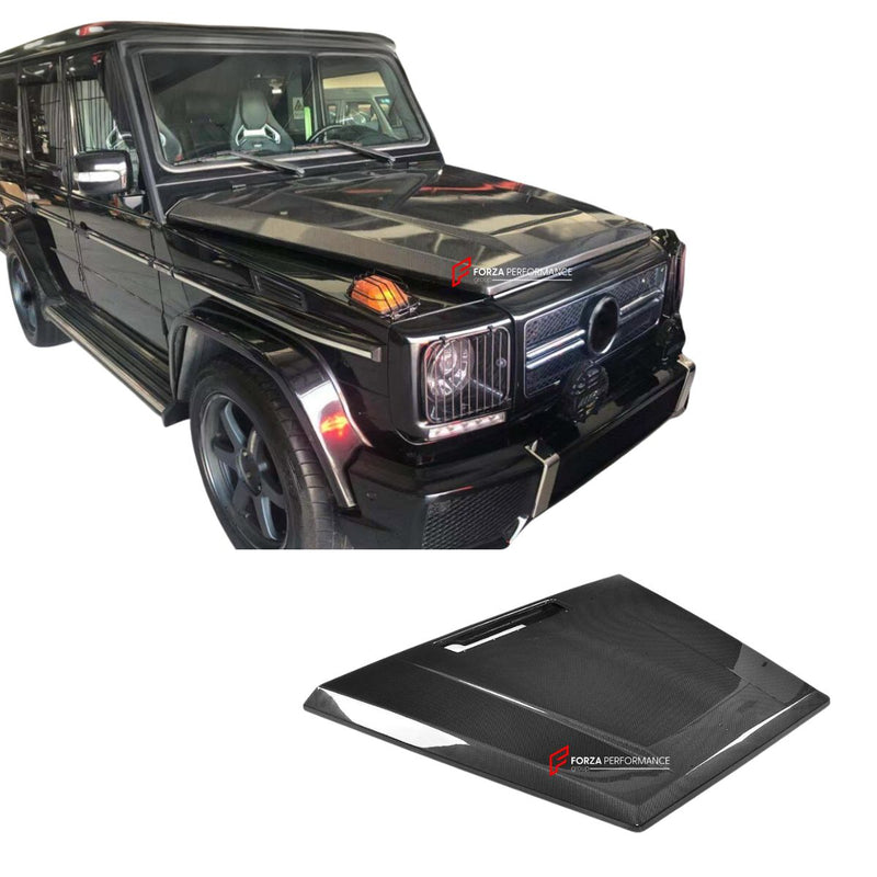 CARBON FIBER HOOD BONNET for MERCEDES BENZ G CLASS G WAGON W463 G500 G55 G63 2004 - 2017