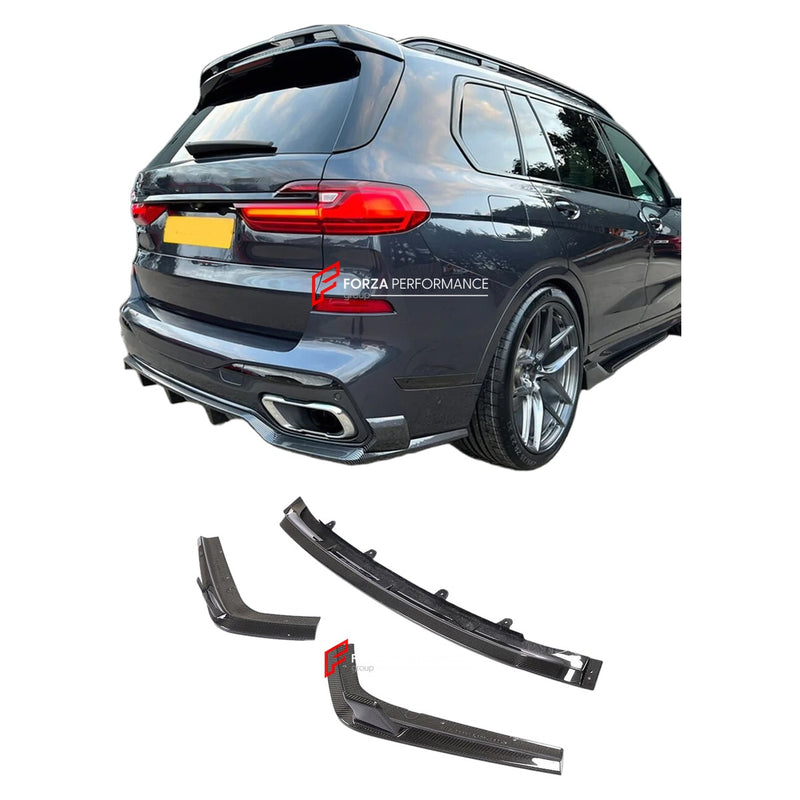 CARBON FIBER REAR DIFFUSER for BMW X7 G07 M SPORT 2019 - 2022