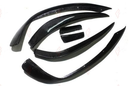 CARBON FRONT CANARDS for MERCEDES BENZ A45 AMG W176 PRE LCI 2013 - 2015