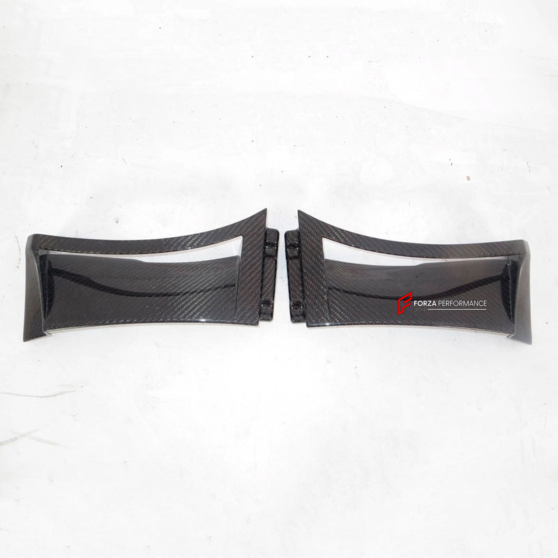 CARBON FRONT FENDER AIR VENTS SCOOP for LOTUS EVORA S 350 2009 - 2021