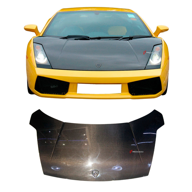 CARBON FRONT HOOD BONNET for LAMBORGHINI GALLARDO COUPE SPYDER 2003 - 2008
