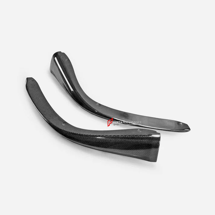 DRY CARBON FRONT CANARDS for PORSCHE CAYMAN 987.1 2005 - 2009